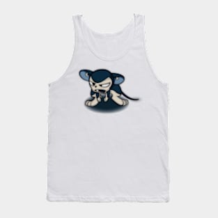 Angry Blue Mouse Tank Top